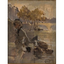 pierre-grisot-1911-1995-jeune-femme-au-bord-de-la-seine-1926