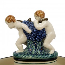 art-nouveau-center-piece-grape-carrier-majolika-karlsruhe